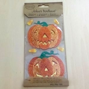 2/$15 Jack-o'-lantern Halloween Dimensional Stickers 015586903041